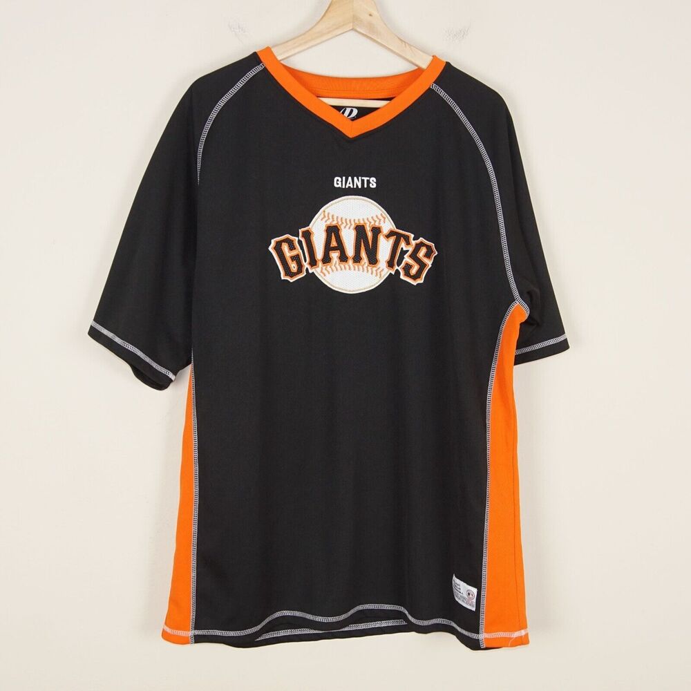 Dynasty San Francisco Giants Black Practice MLB Pullover Jersey Shirt Sz L